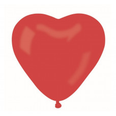 Farebné balóniky v tvare srdiečka 50 kusov GoDan - červené Preview