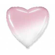 Balónik v tvare srdiečka 1 kus GoDan - biely, ružový Preview