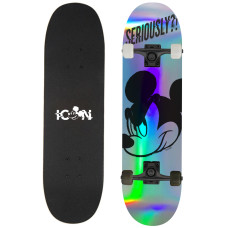 Drevený skateboard 79 x 20 x 12 cm BIG WOODEN D100 - Mickey seriously holo Preview