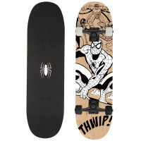 Drevený skateboard 79 x 20 x 12 cm BIG WOODEN D100 - Spiderman 
