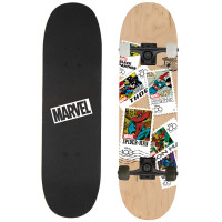 Drevený skateboard 79 x 20 x 12 cm BIG WOODEN D100 - Marvel stamps 