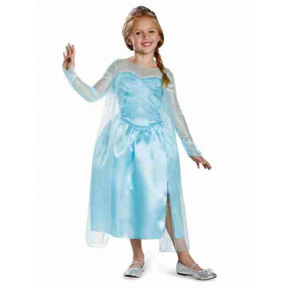 Detský kostým Elsa Frozen Ľadové kráľovstvo GoDan - 5-6 rokov