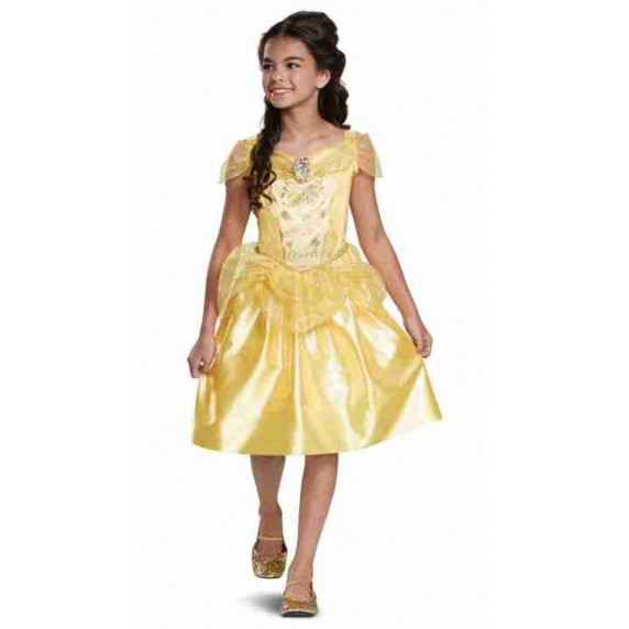 Detský kostým princezná Belle Kráska a zviera GoDan - 7-8 rokov