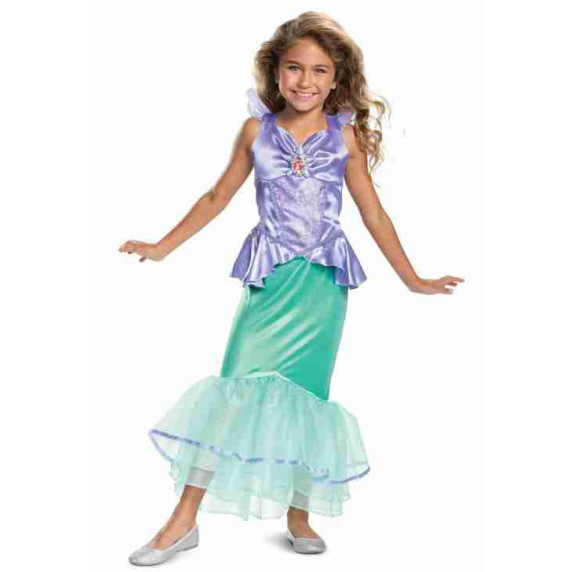Detský kostým Ariel Deluxe Malá morská víla GoDan - 7-8 rokov
