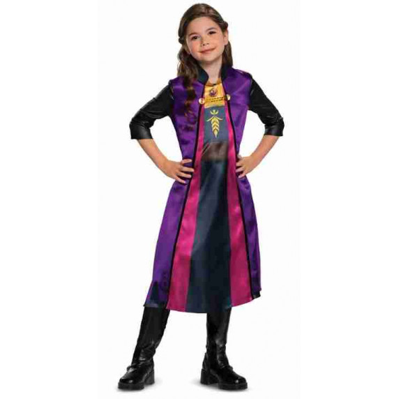 Detský kostým Anna Frozen Ľadové kráľovstvo GoDan - 7-8 rokov