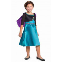 Detský kostým Anna Frozen Ľadové kráľovstvo Role-Play GoDan - 7-8 rokov 