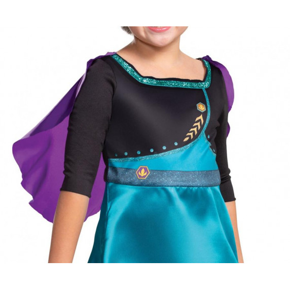 Detský kostým Anna Frozen Ľadové kráľovstvo Role-Play GoDan - 7-8 rokov