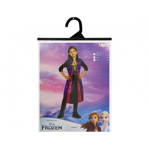 Detský kostým Anna Frozen Ľadové kráľovstvo GoDan - 7-8 rokov