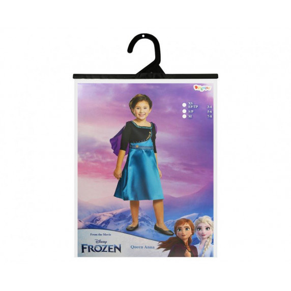 Detský kostým Anna Frozen Ľadové kráľovstvo Classic GoDan - 5-6 rokov