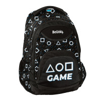 Školská taška BeUniq Game - čierna 