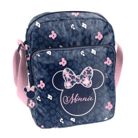 Taška cez rameno PASO Minnie Mouse - ružová/tmavomodrá 
