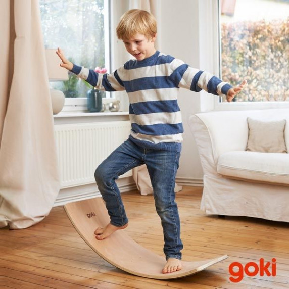 Balančná doska GOKI Balance board - naturálna
