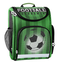 Školská taška 36 x 30 x 16 cm PASO Football - zelená 