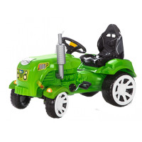 Traktor s pedálmi Inlea4Fun Big Farmer - Zelená 