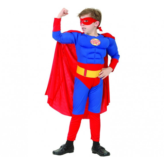 GoDan Detský kostým Super Hero 120/130 cm