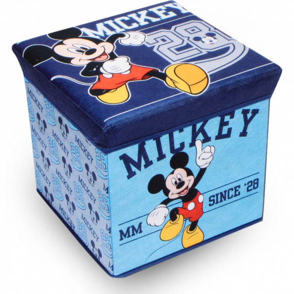 Úložný box na hračky a taburetka Mickey Mouse