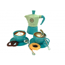 Detský kávovar s príslušenstvom Inlea4Fun CAFE&BAKERY - mätový/tyrkysový Preview