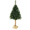 Zasnežený vianočný stromček s kmeňom a šiškami 180 cm DIAMOND PINE 3D