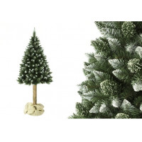 Zasnežený vianočný stromček s kmeňom 220 cm DIAMOND PINE 