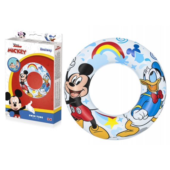 Nafukovacie koleso 56 cm Mickey Mouse BESTWAY 91004