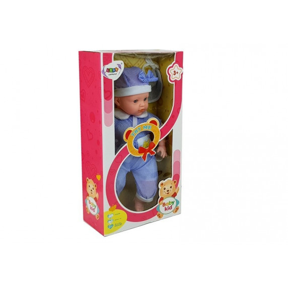 Detská bábika-bábätko 45 cm Inlea4Fun BABY KID - modrá