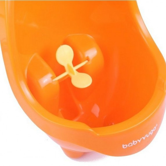 BabyYuga mini pisoár pre deti s prísavkami oranžový