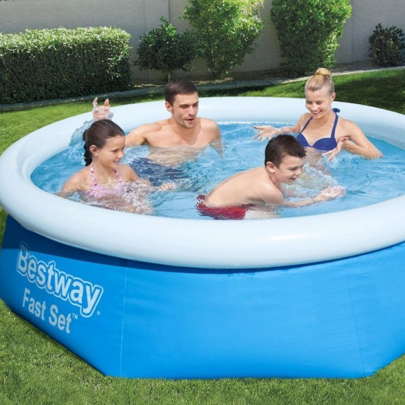 BESTWAY Fast Set samonosný rodinný bazén 244 x 66 cm 57265