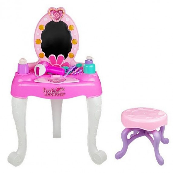 Detský toaletný stolík so stoličkou  Inlea4Fun Lovely Dresser