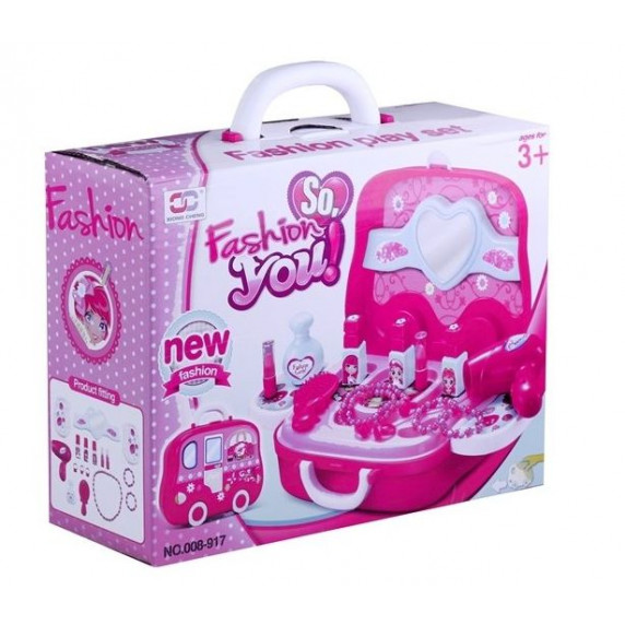 Detský toaletný stolík v kufríku  Inlea4Fun Fashion You 