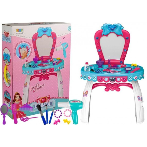 Detský toaletný stolík Inlea4Fun BEAUTY DRESSER BOW