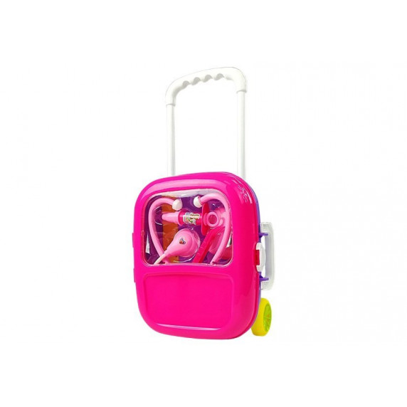 Detský lekársky set v kufríku 2v1 Inlea4Fun DOCTOR - ružový