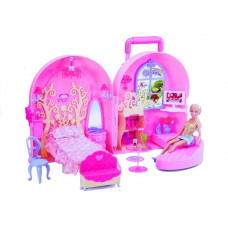 Inlea4Fun SWEET GIRL Detský rozkladací domček v kufríku Preview
