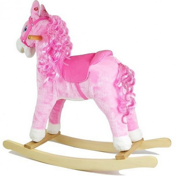 Hojdací koník Inlea4Fun Princess - ružový
