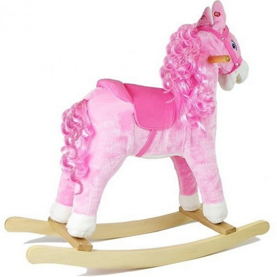 Hojdací koník Inlea4Fun Princess - ružový