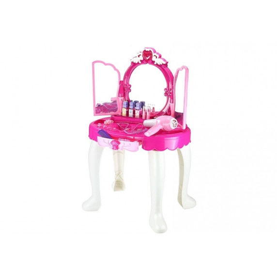 Detský kozmetický stolík so stoličkou Glamor mirror