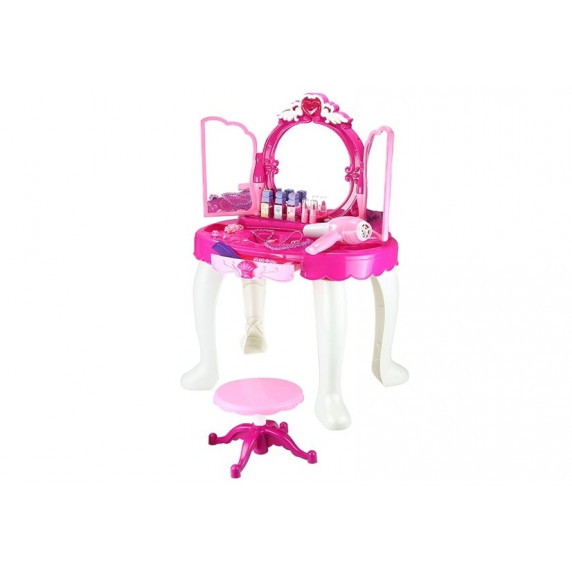 Detský kozmetický stolík so stoličkou Glamor mirror