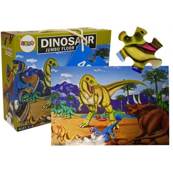 Veľké puzzle 48 kusov- dinosaurus