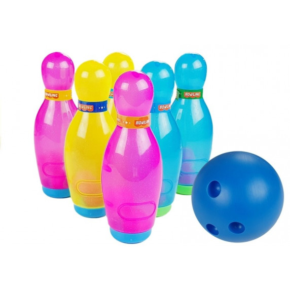 Farebný detský bowling Inlea4Fun SUPER BOWLING 