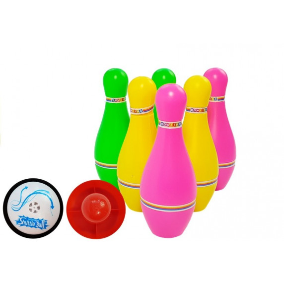 Farebný detský bowling so svetelnými efektmi Inlea4Fun BOWLING SET