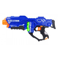 Detská pištoľ s penovými guličkami Inlea4Fun BLAZE STORM - modrá  