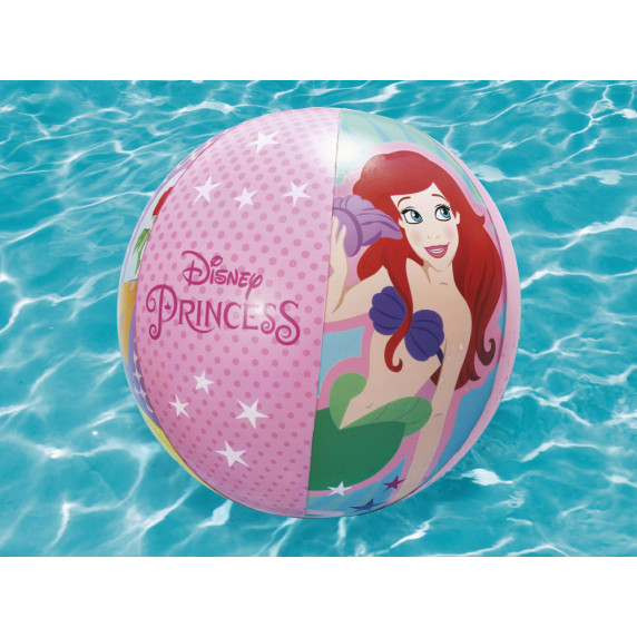 Nafukovacia plážová lopta pre deti 51 cm Disney Princezné BESTWAY 91042