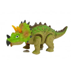 Dinosaurus figúrka na batérie - Triceratops Inlea4Fun - zelený Preview