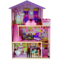 Drevený domček pre bábiky Inlea4Fun STELLA  