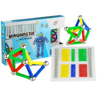 Magnetické stavebnice Inlea4Fun BIG MAGNASTIX - 188 kusov 