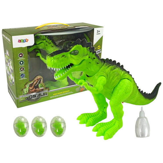 Dinosaurus figúrka na batérie - Tyrannosaurus Rex Inlea4Fun - svetlozelená