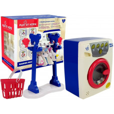 Detská práčka s doplnkami Inlea4Fun PLAY AT HOME - modrá/biela Preview