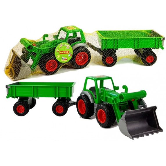 Detský traktor s vlečkou Inlea4Fun FARMER 8817