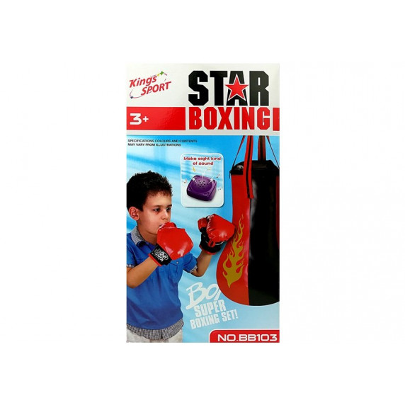 Súprava na boxovanie pre deti Inlea4Fun STAR BOXING