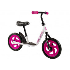 Detské cykloodrážadlo Inlea4Fun MASSIMO - bielo-ružové Preview