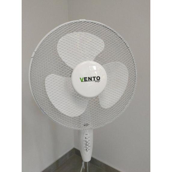 Domáci stojací ventilátor VENTO  40 cm 40 W - biely